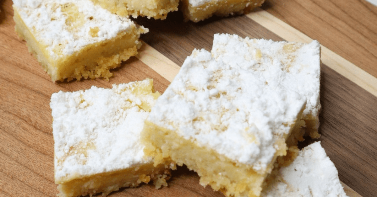 Almond Flour Lemon Bars