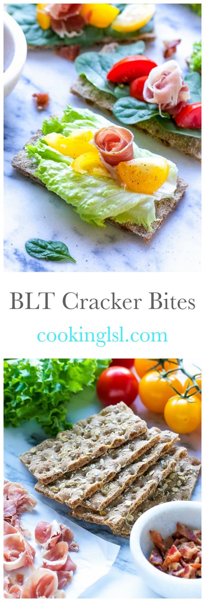 BLT Cracker Bites With Wasa Cooking LSL