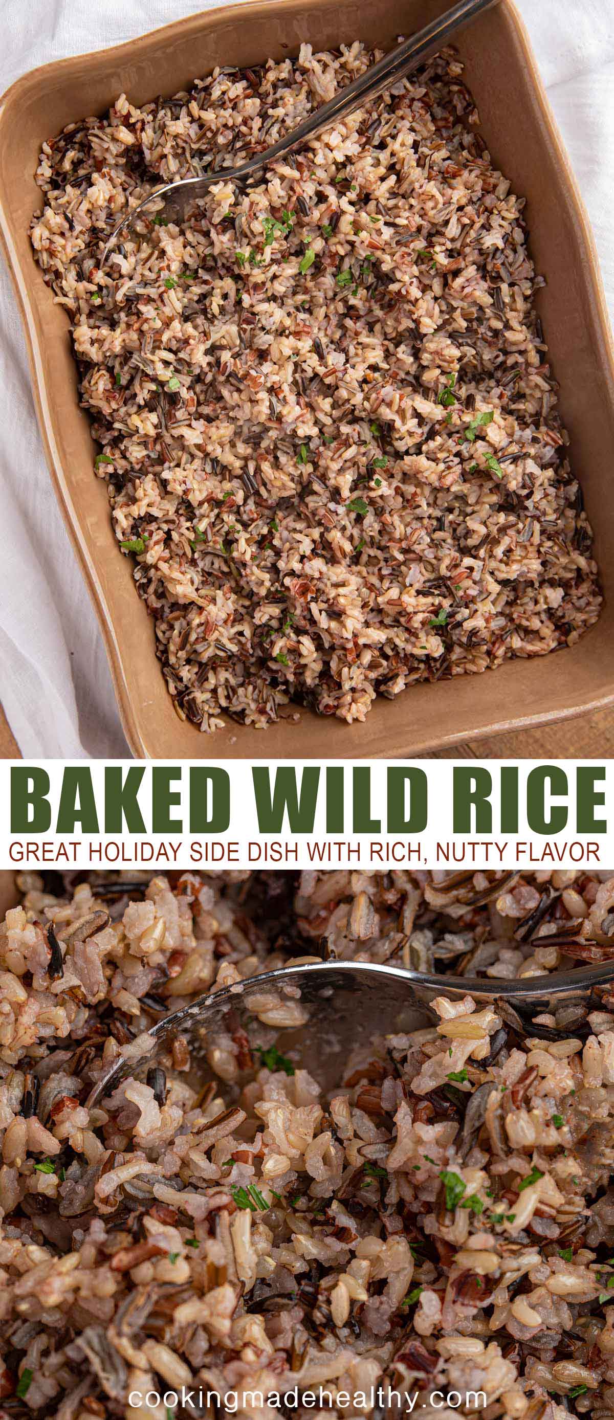 Baked Wild Rice (FailProof! So easy and tender!) Cooking Made Healthy