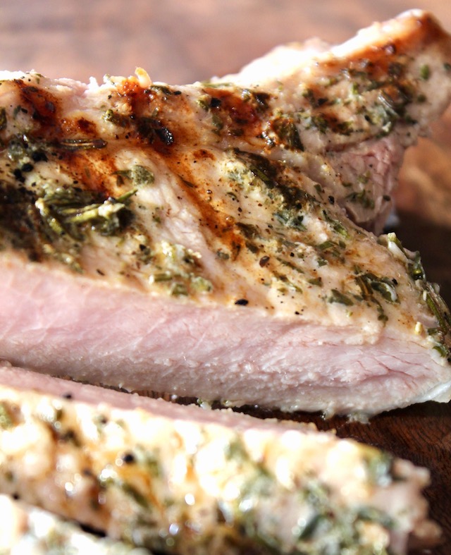 Sous Vide Pork Chops with Herbs Cooking On The Weekends