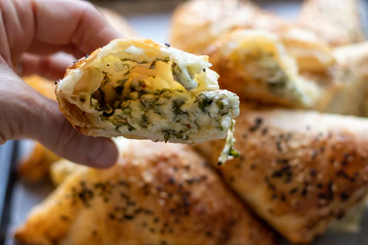 Cheese Borek Peynirli Borek Cooking