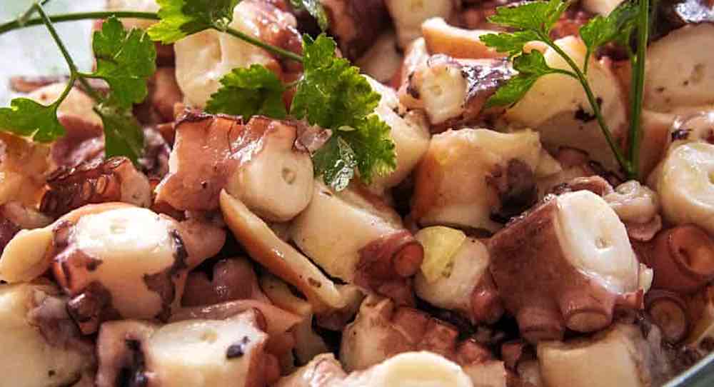 Portuguese Octopus Salad, taste & love it Cooking Portugal