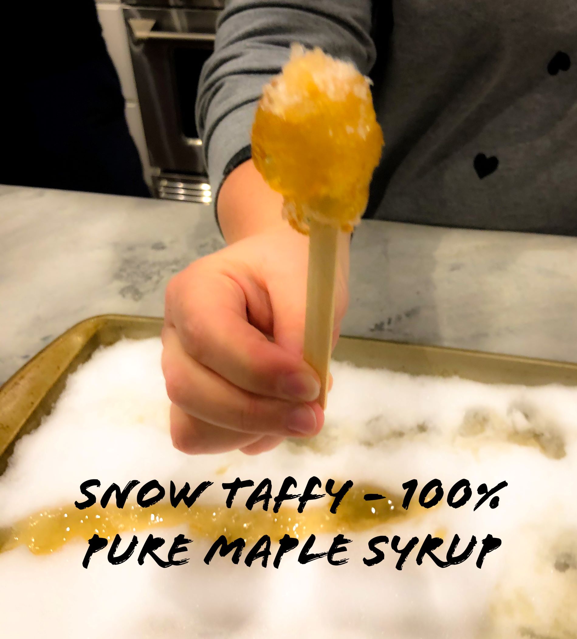 Snow Taffy 100 Pure Maple Syrup Cooking Through Generations