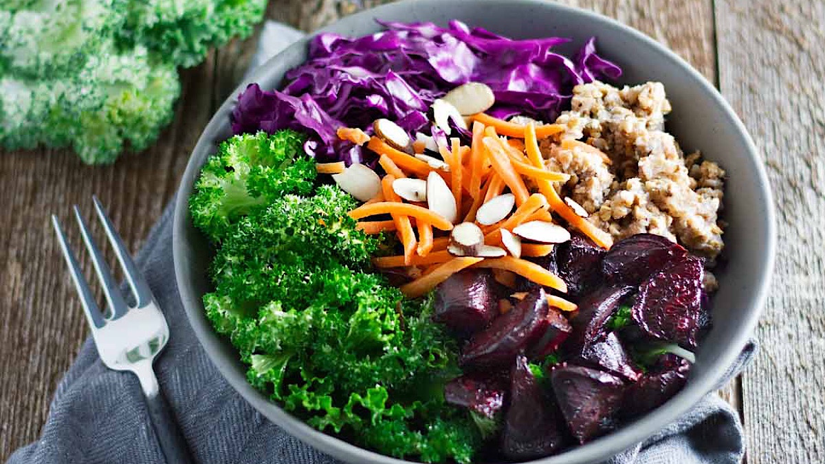 Beet, Buckwheat, Kale, Cabbage And Carrots Salad Cooking With Alfred