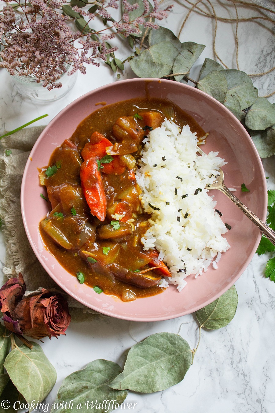 Japanese Style Curry Rice Cooking with a Wallflower