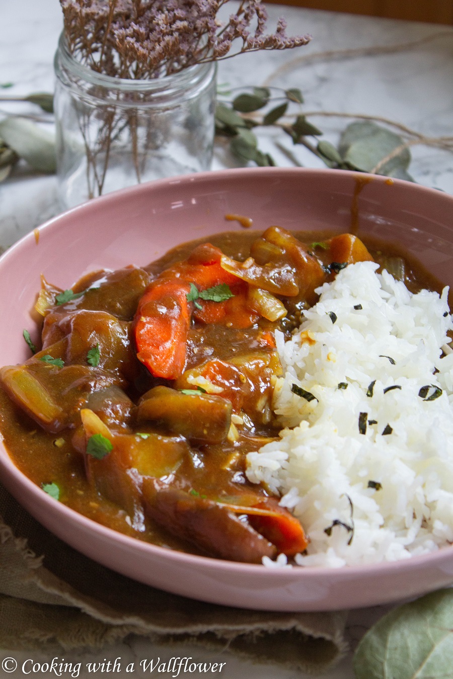 Japanese Style Curry Rice Cooking with a Wallflower