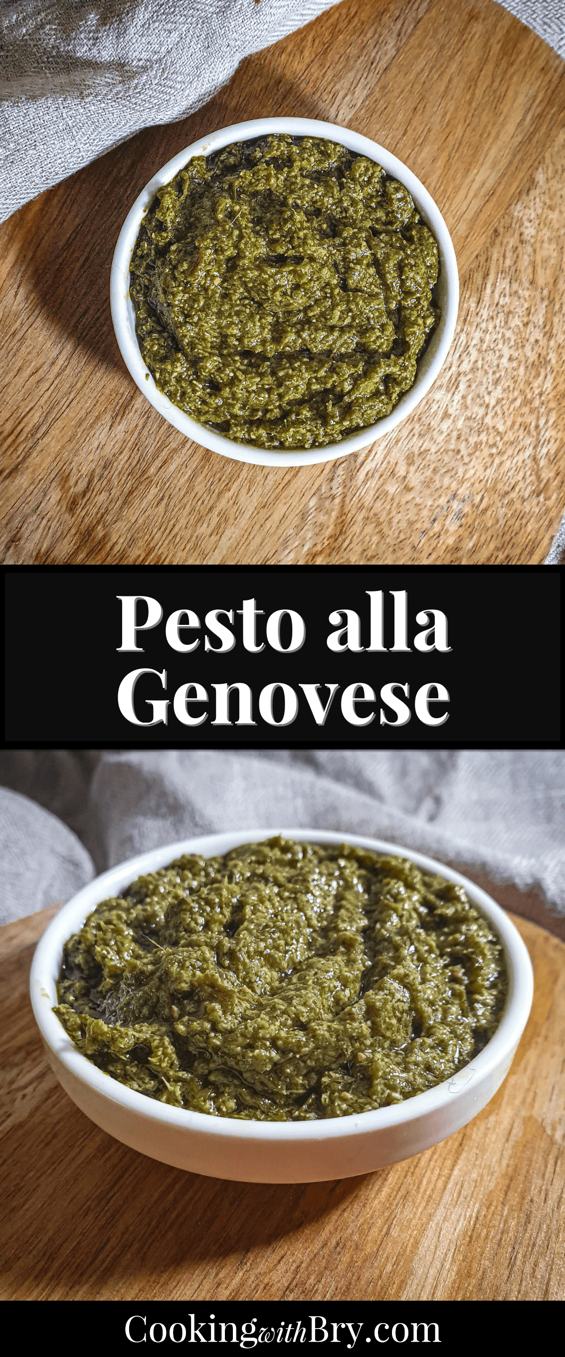Traditional Pesto alla Genovese Recipe Cooking with Bry