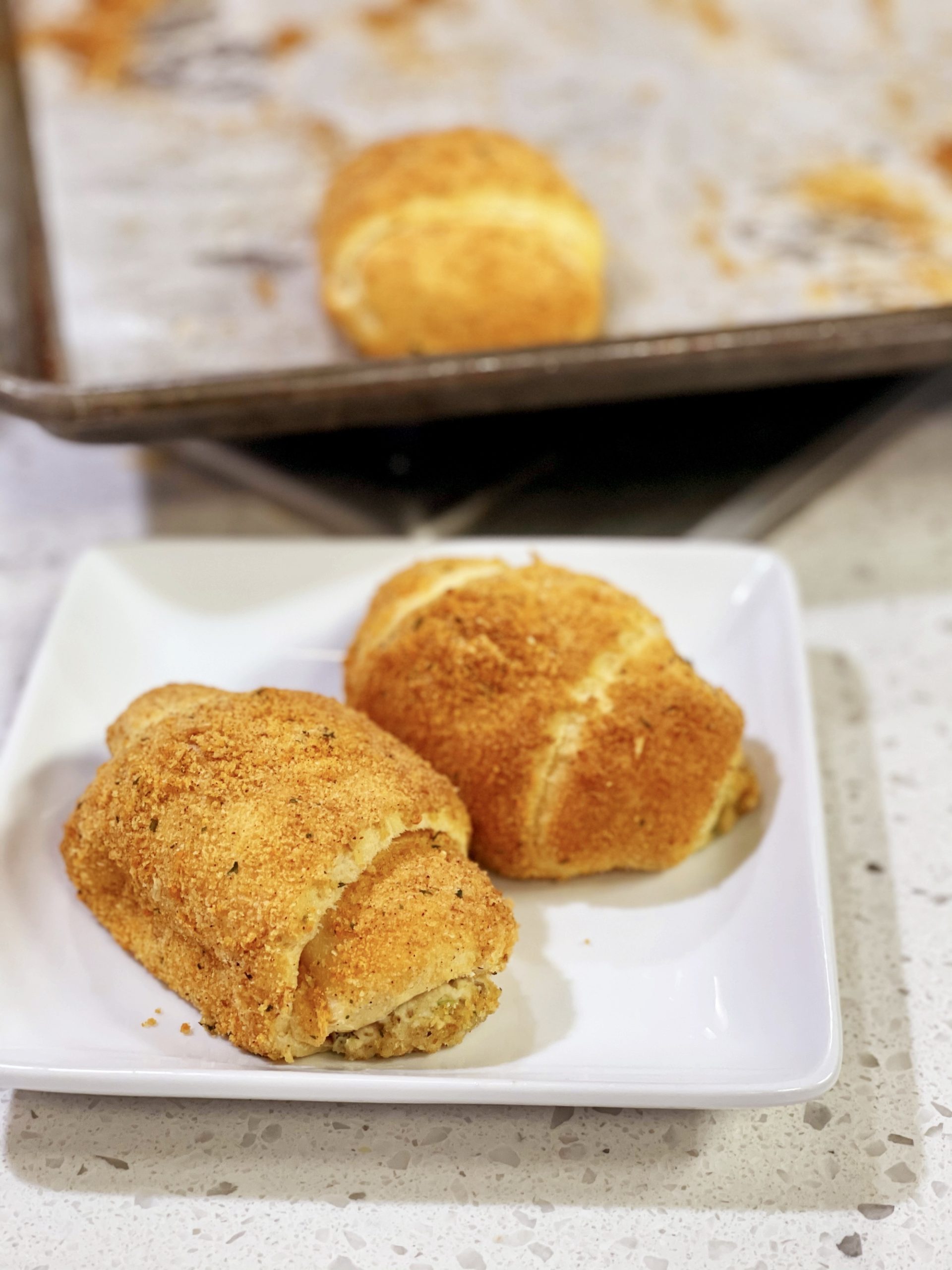 Baked Chicken Rolls with Cream Cheese cooking with chef bryan
