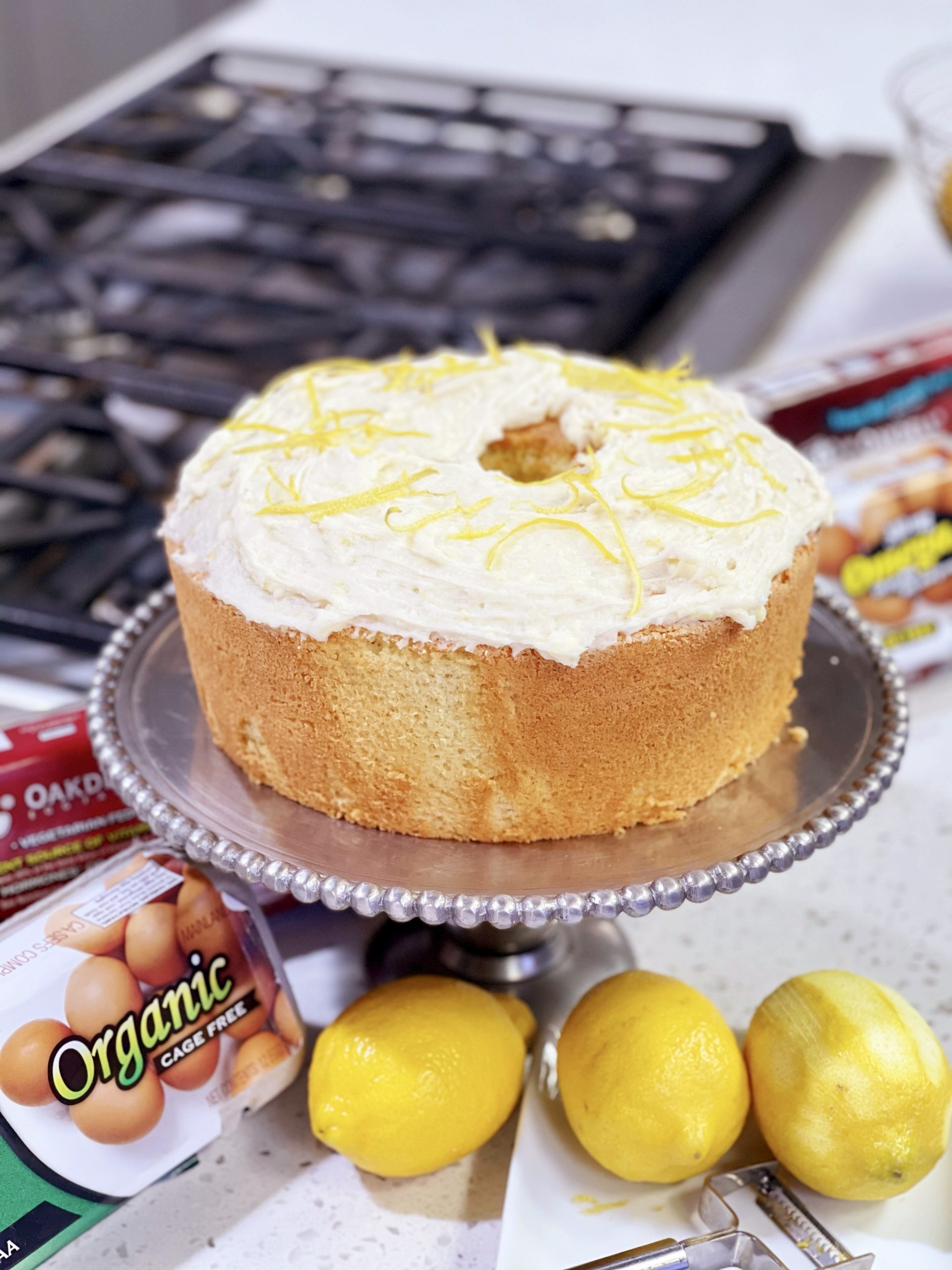 Lemon Chiffon Cake cooking with chef bryan