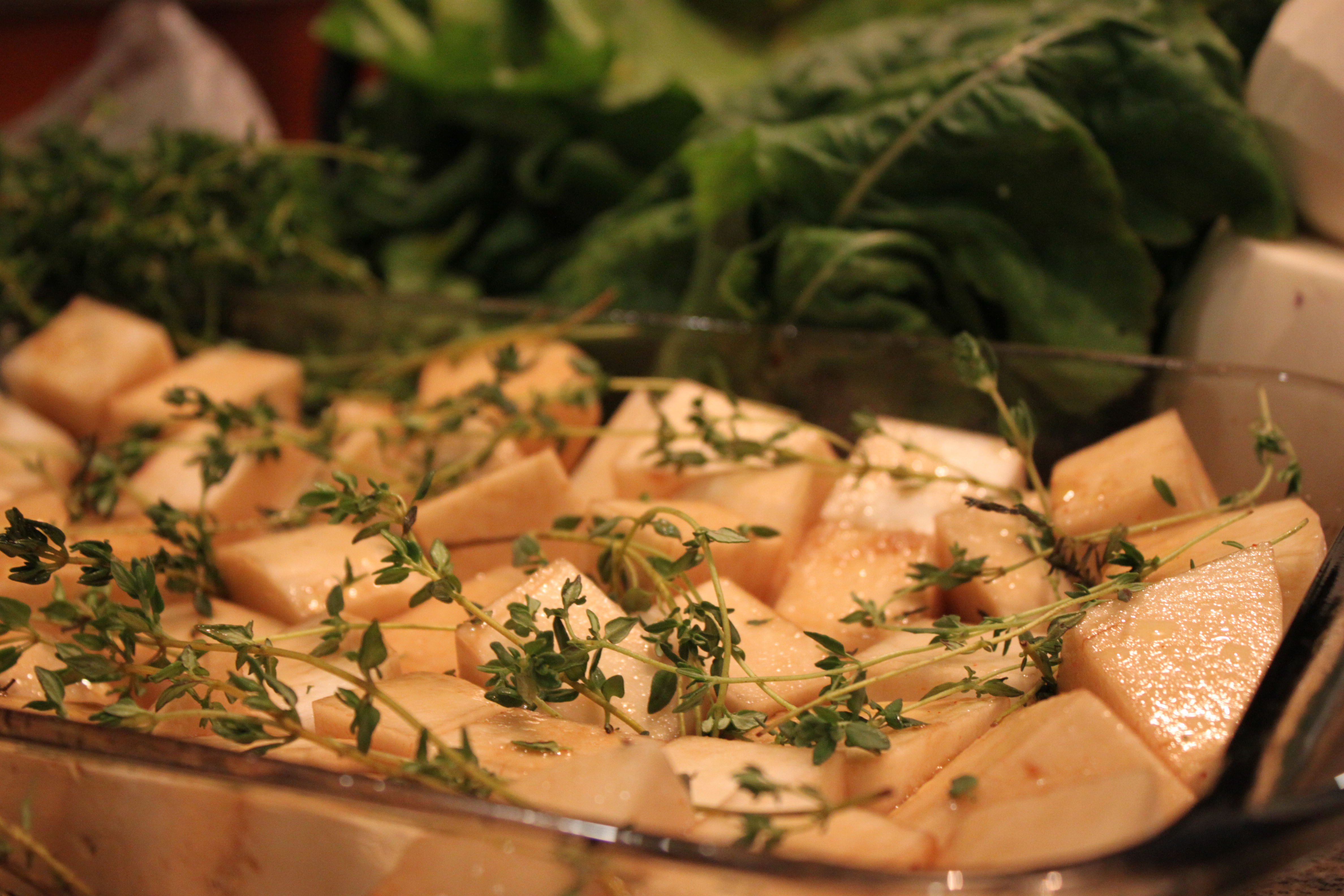 Cooking With Elise Balsamic Roasted Turnips and Thyme