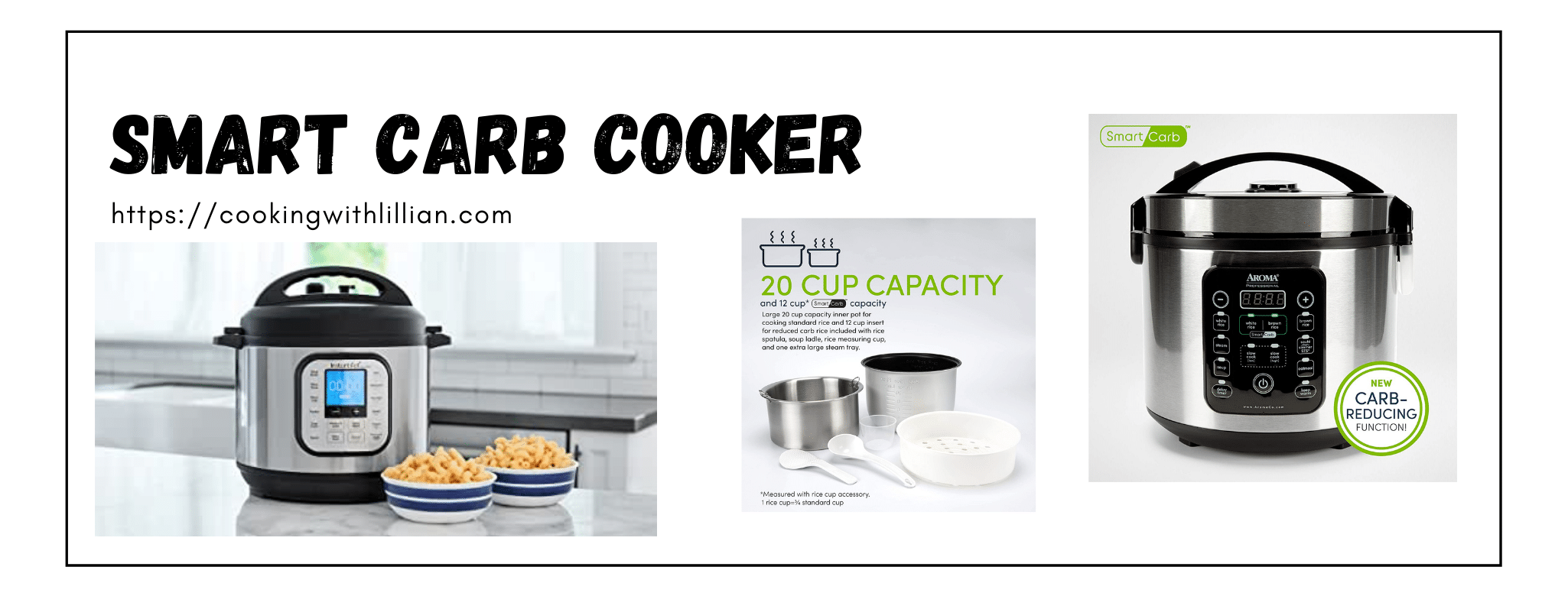 Smart Carb Cooker Cooking with Lillian