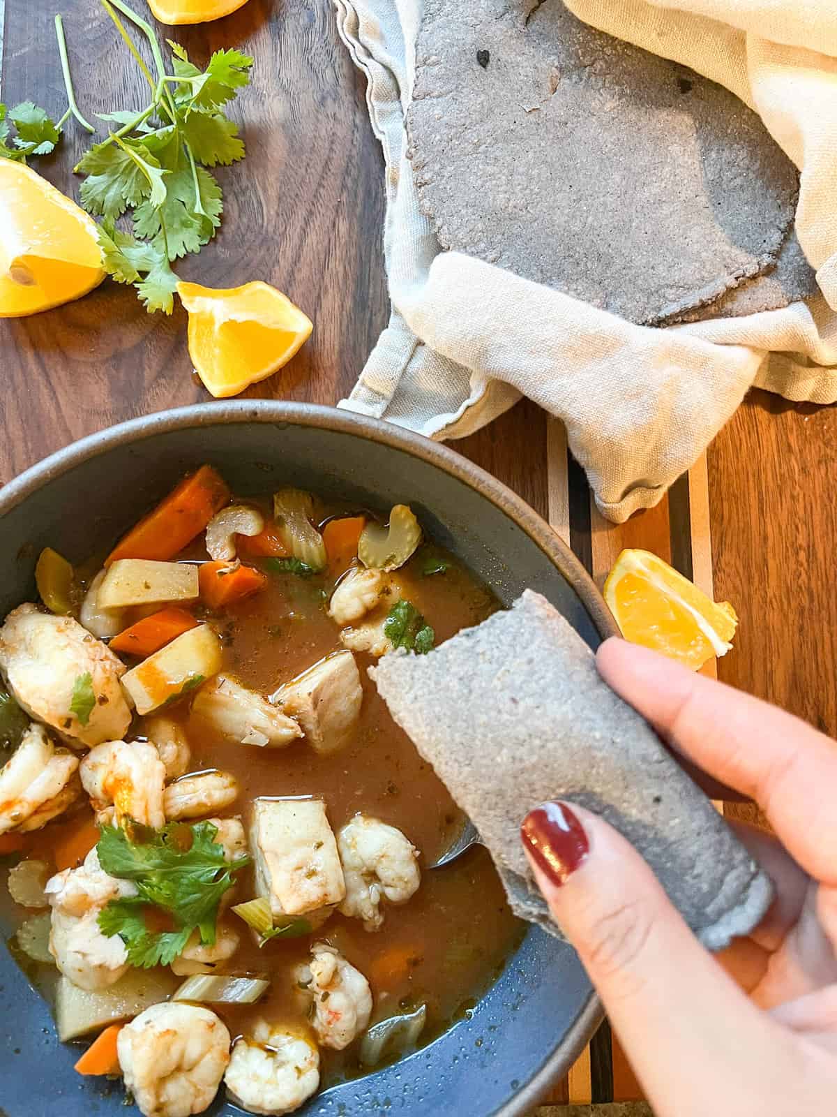 Homemade Mexican Fish Soup (Caldo de Pescado) Recipe Cooking With Our CSA