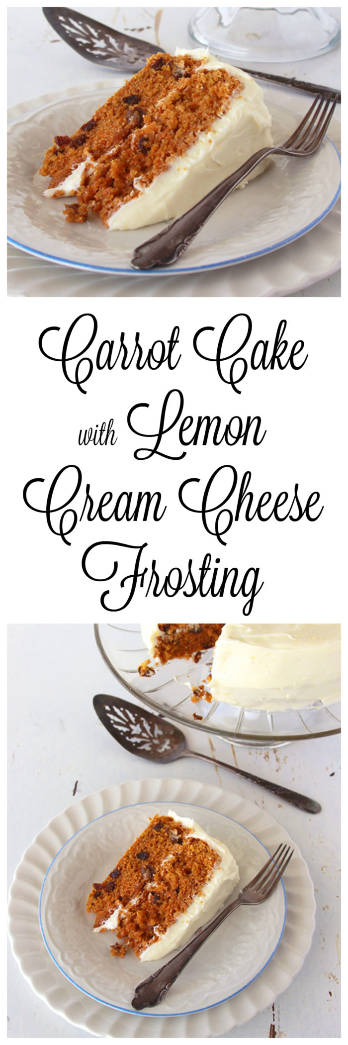 Carrot Cake with Lemon Cream Cheese Frosting Cooking With Ruthie