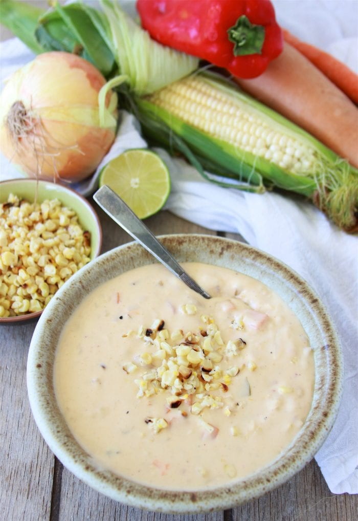 Roasted Corn Chowder Recipe Cooking With Ruthie