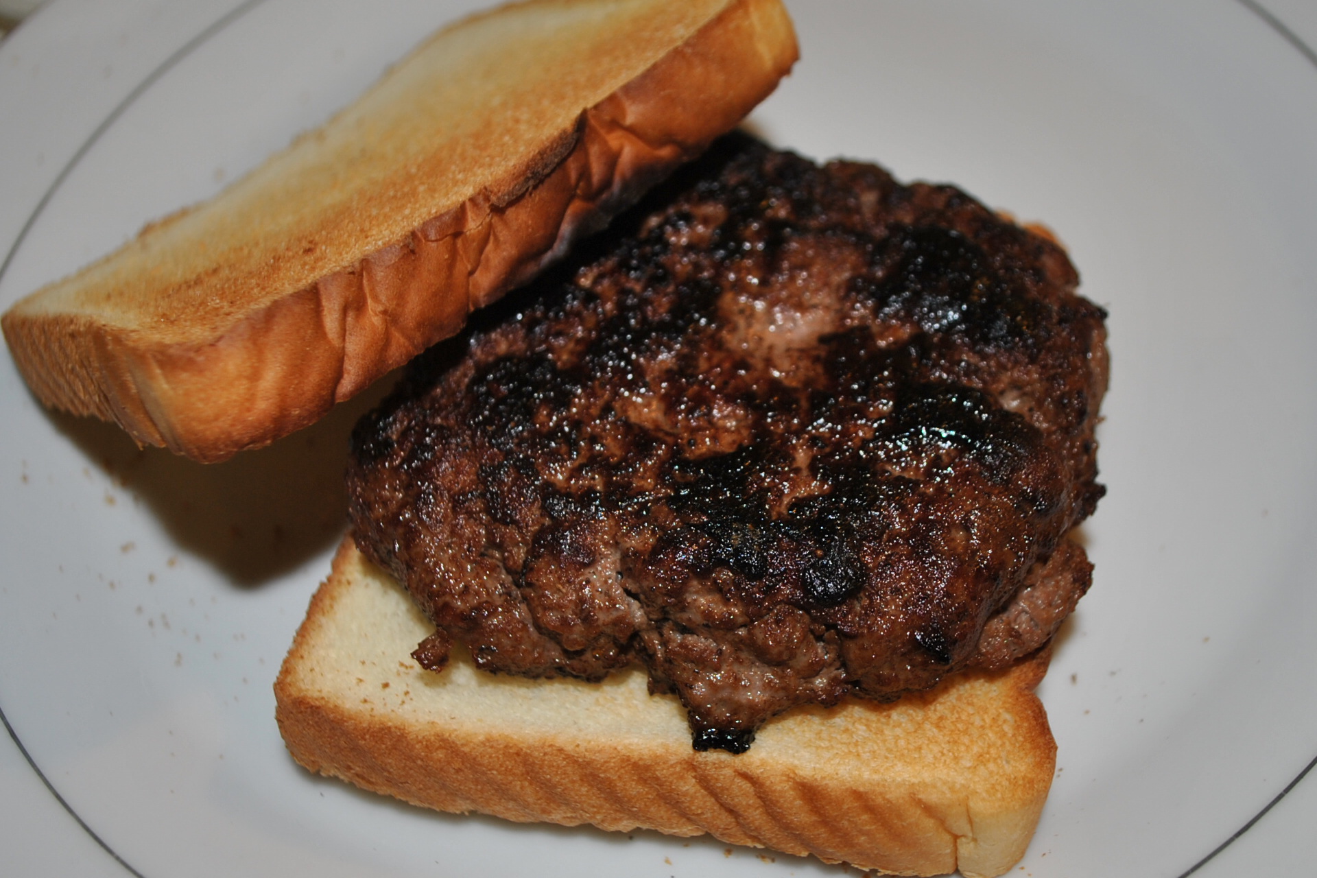 SMOTHERED VENISON BURGER