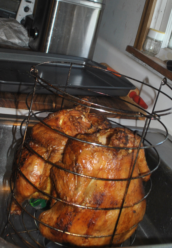BAKED CHICKENS WITH “THE BIG EASY” OUTDOOR OVEN