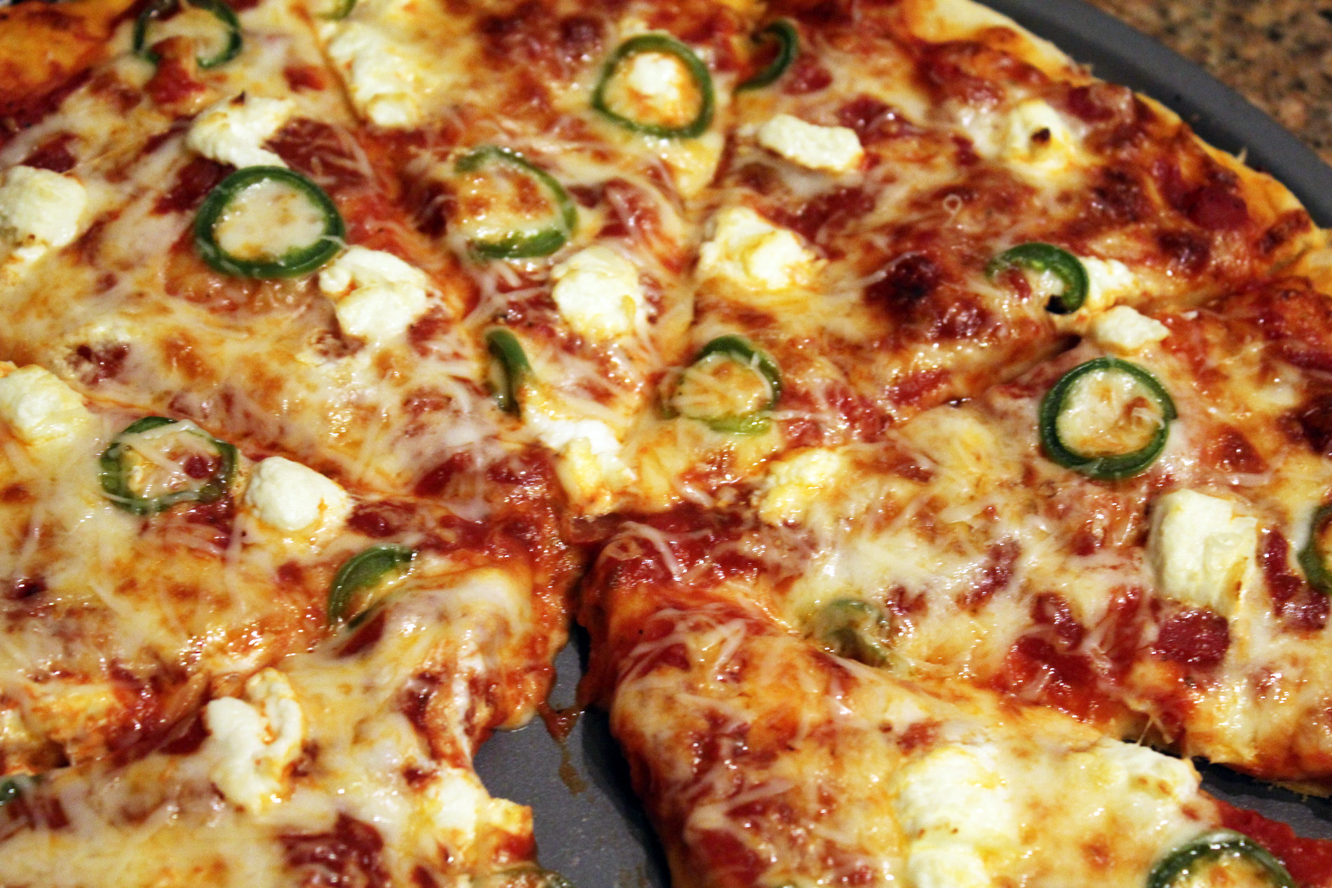 Goat Cheese Jalapeño Pizza Cooking Yummies