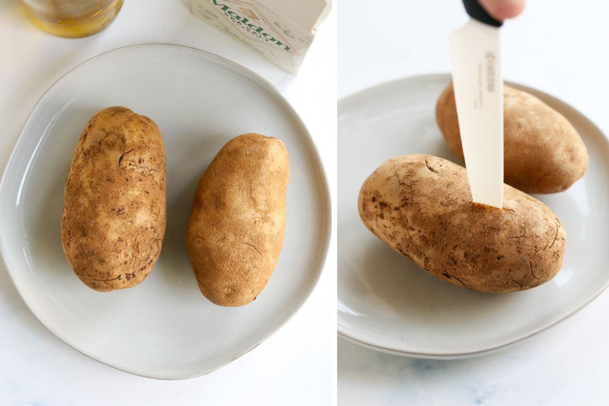 How to Make English Jacket Potatoes With Fluffy Inside Cook It