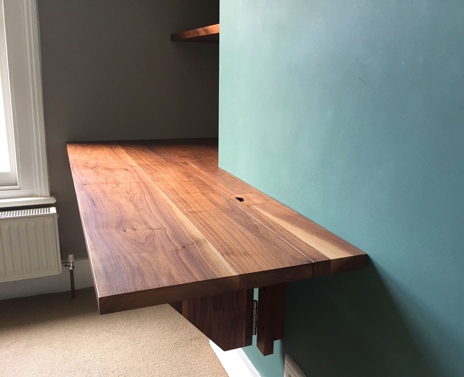 Bespoke home office furniture designed and made E5, Carpentry