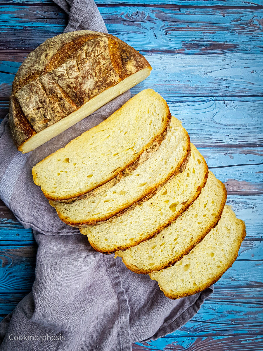 Homemade Artisan Cheese Bread Yeasted Bread Recipe