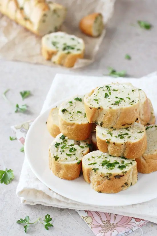 Homemade Freezer Garlic Bread Cook Nourish Bliss