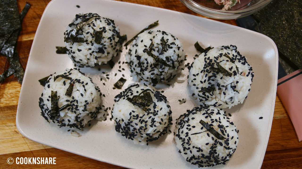 Tasty Tuna and Rice Balls Recipe Fast and Easy Cook n' Share