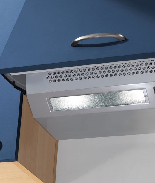 Integrated Cooker Hood Grey 60cm Builtin Extractor Fan Cookology