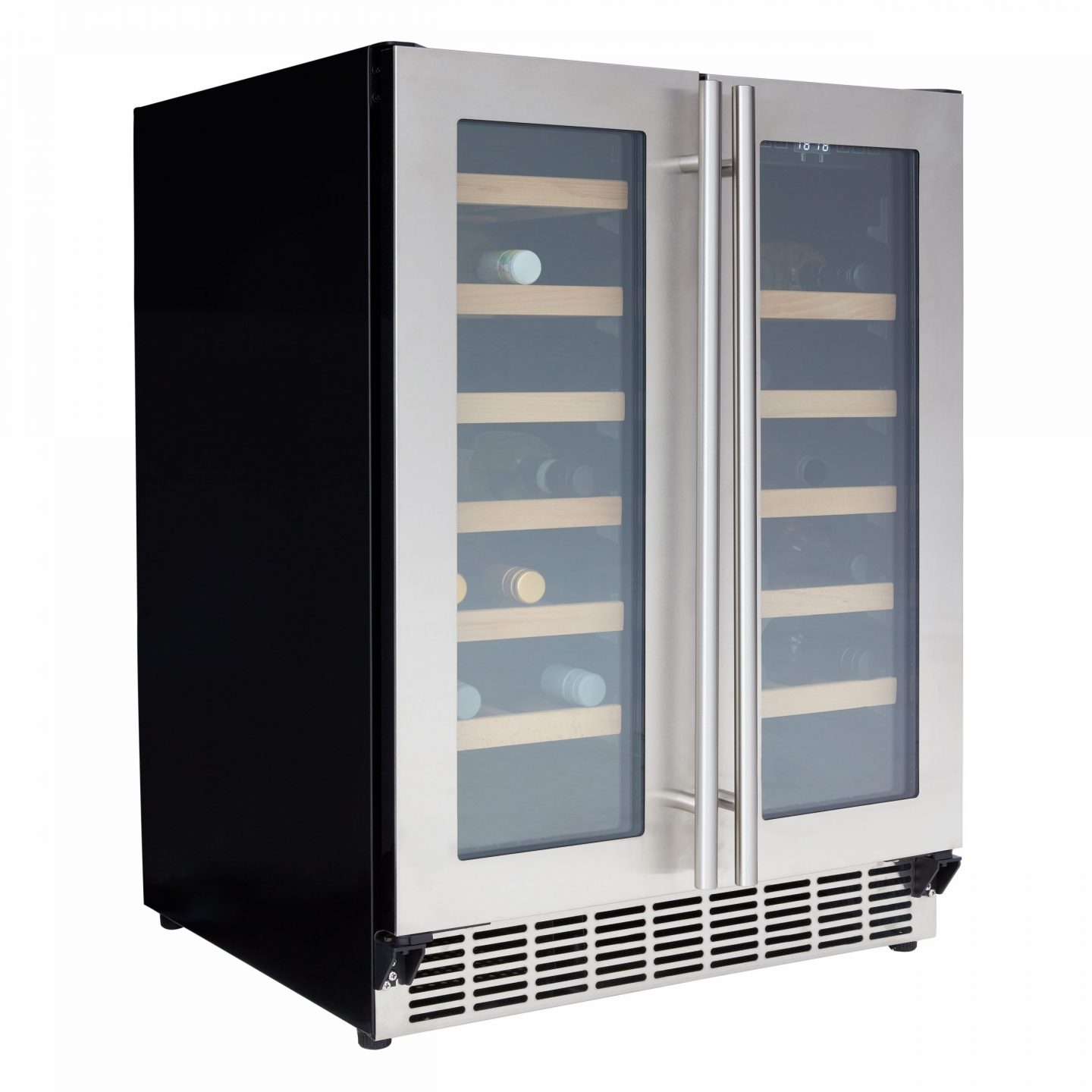 Cookology 120L Dual Zone Wine Cooler Stainless Cookology