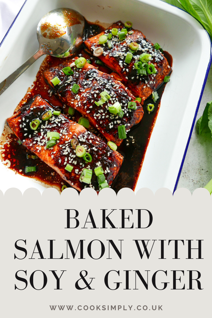 Amazing recipe for baked salmon with ginger and soy Cook Simply