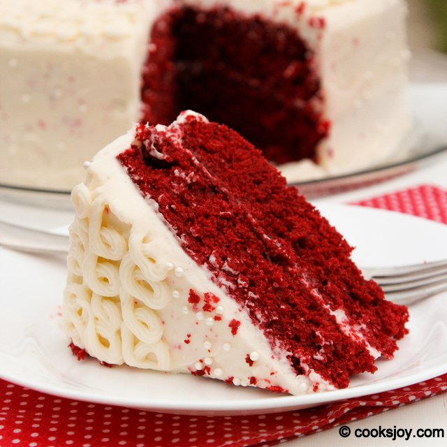 Cooks Joy Red Velvet Cake with Cream Cheese Frosting