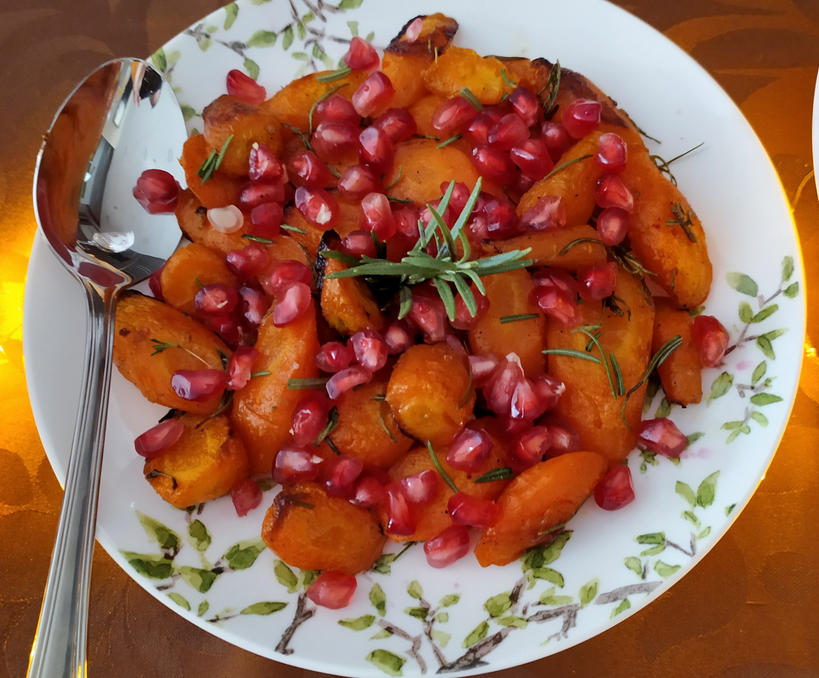 zanahorias con granada