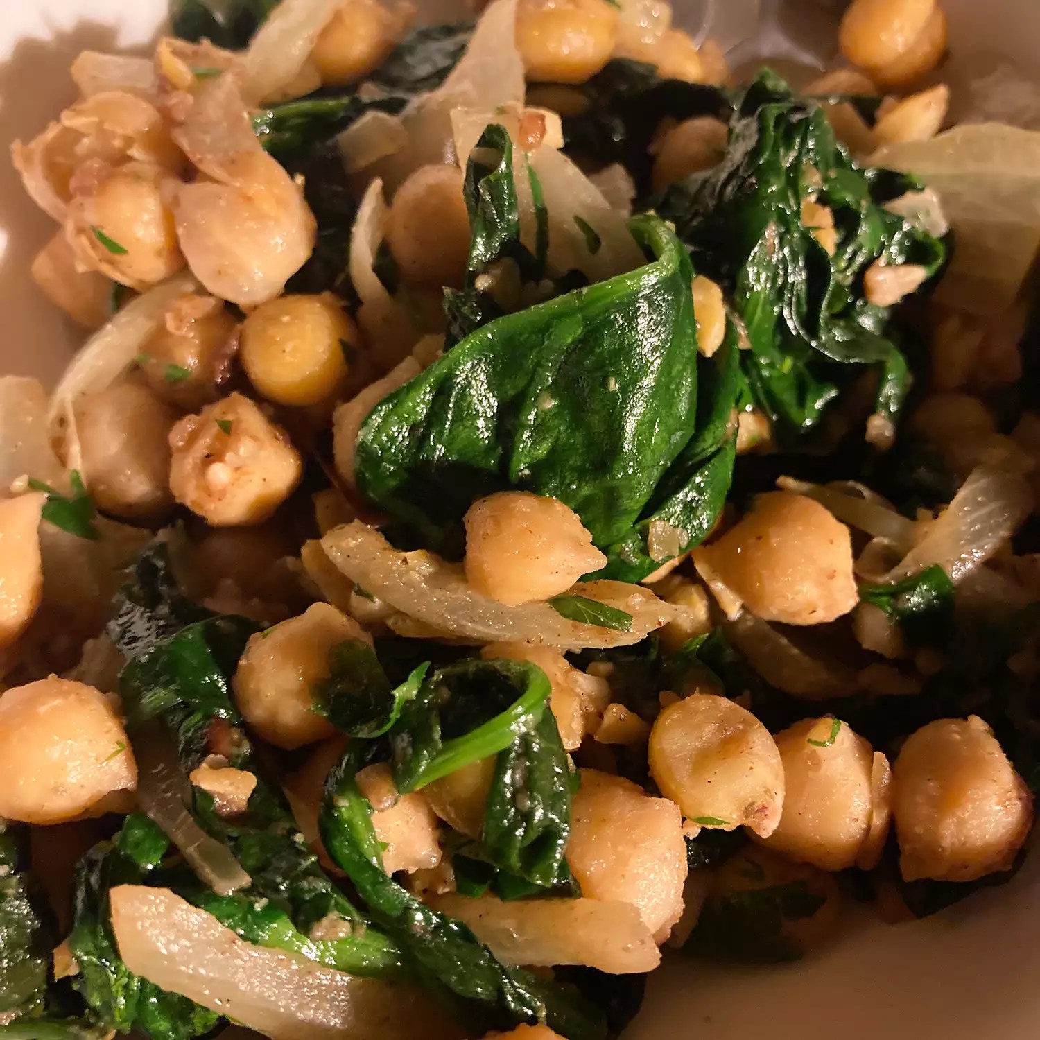 Espinacas con Garbanzos (Spinach with Garbanzo Beans) Cook the recipes