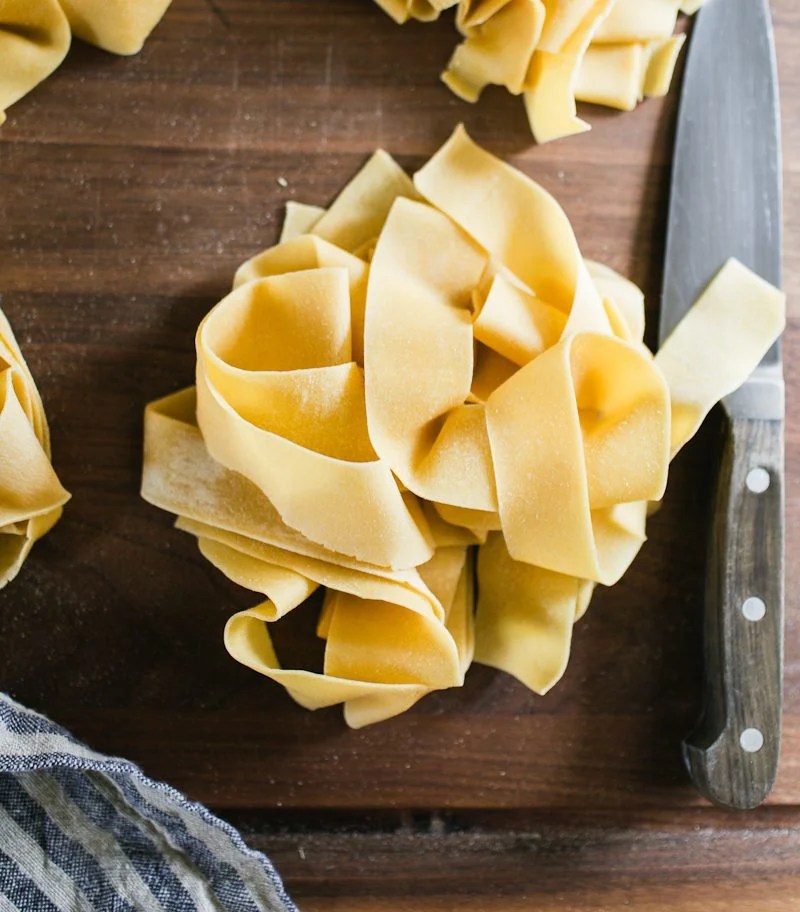 Homemade Pappardelle Cook the recipes