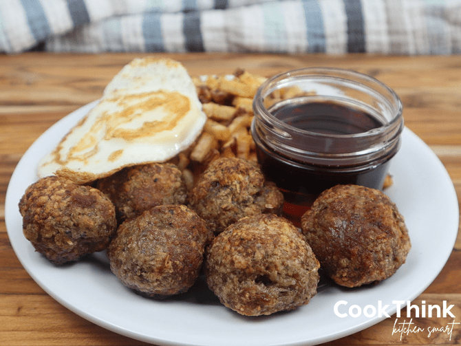 The Best Breakfast Meatballs CookThink