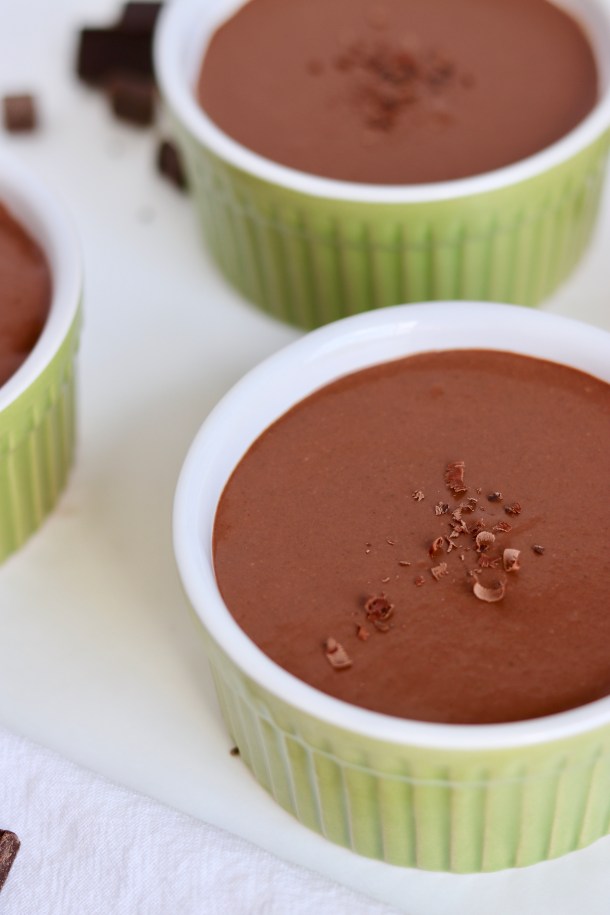 Dark Chocolate Pudding made with 100 Cacao • Cook up Love