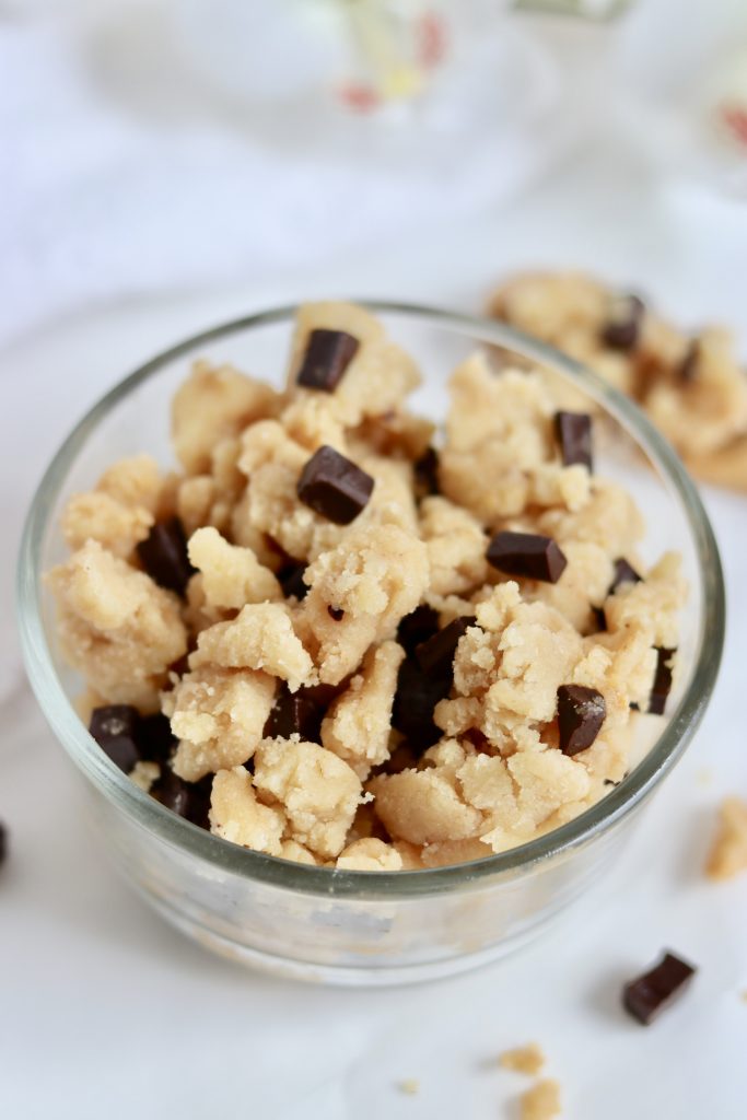 5Minute Edible Cookie Dough for One [Paleo, Vegan, Gluten Free] • Cook