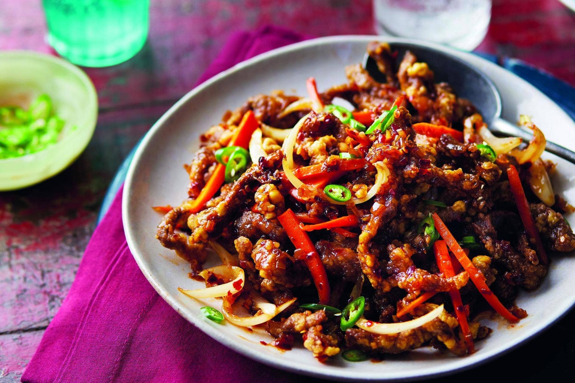 ["Crispy Shredded Beef Recipes ["Cookwith"]"]