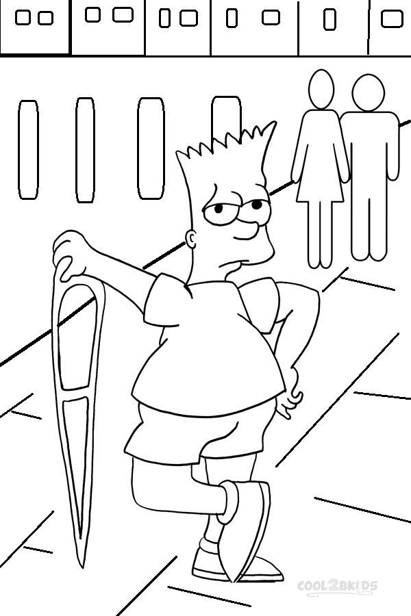 Printable The Simpsons Coloring Pages For Kids