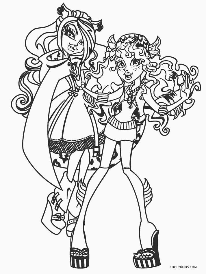 Free Printable Monster High Coloring Pages For Kids | Cool2bKids