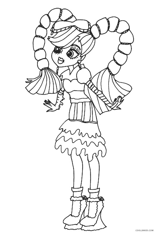 Free Printable Monster High Coloring Pages For Kids Cool2bKids
