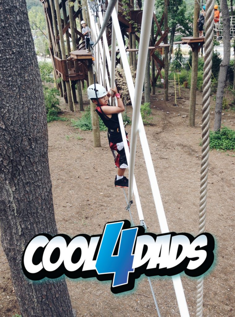 WANT A REAL CHALLENGE? DO A ROPE COURSE WITH YOUR KIDS