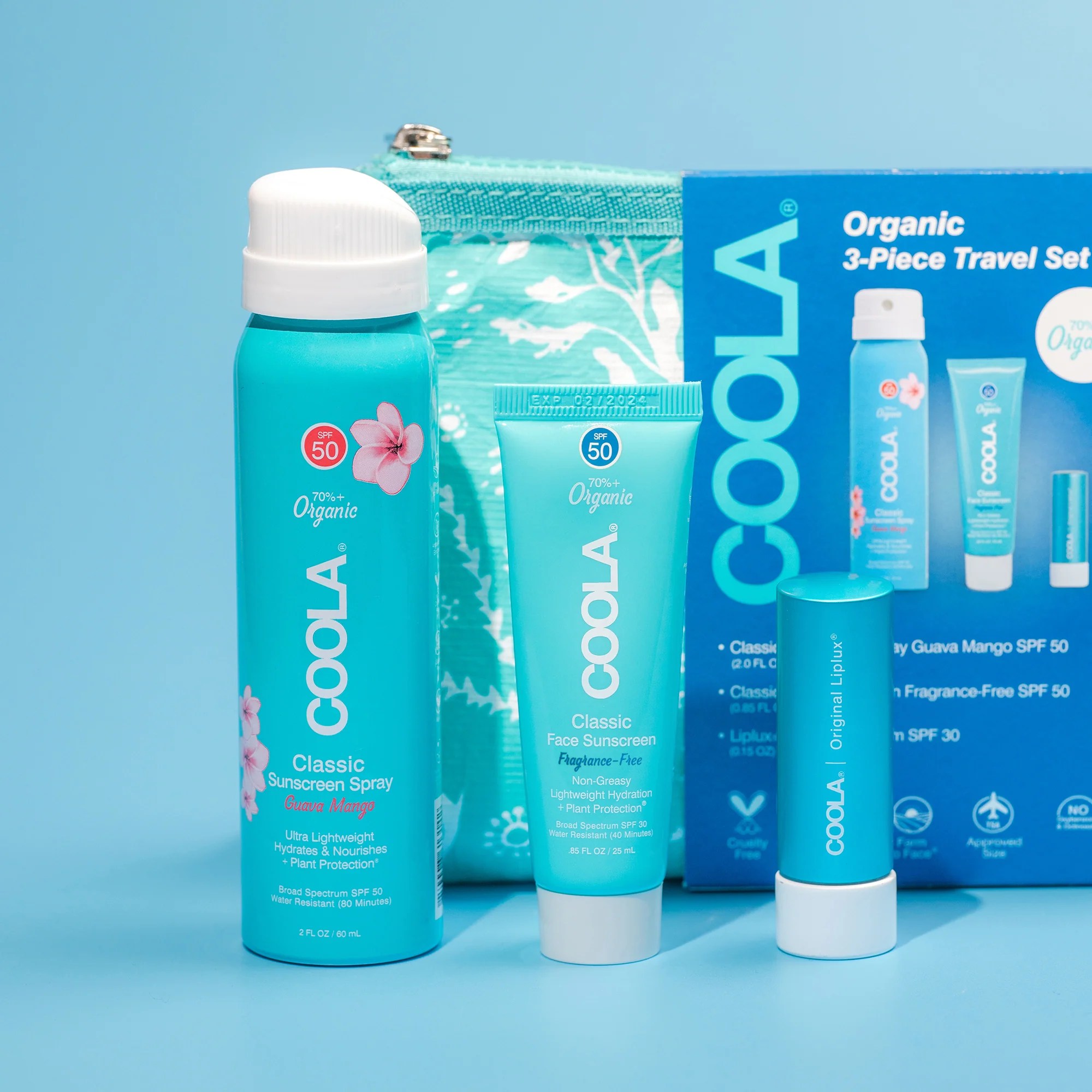 3 Piece Classic Suncare Travel Set COOLA
