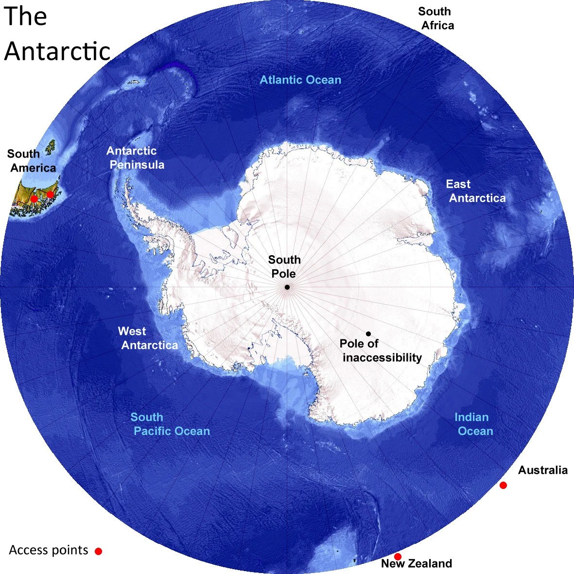 Antarctica Map Antarctica Satellite Image Geology