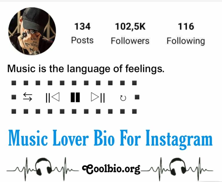 250+ Music Bio For Instagram Music Lover Bio Cool Bio
