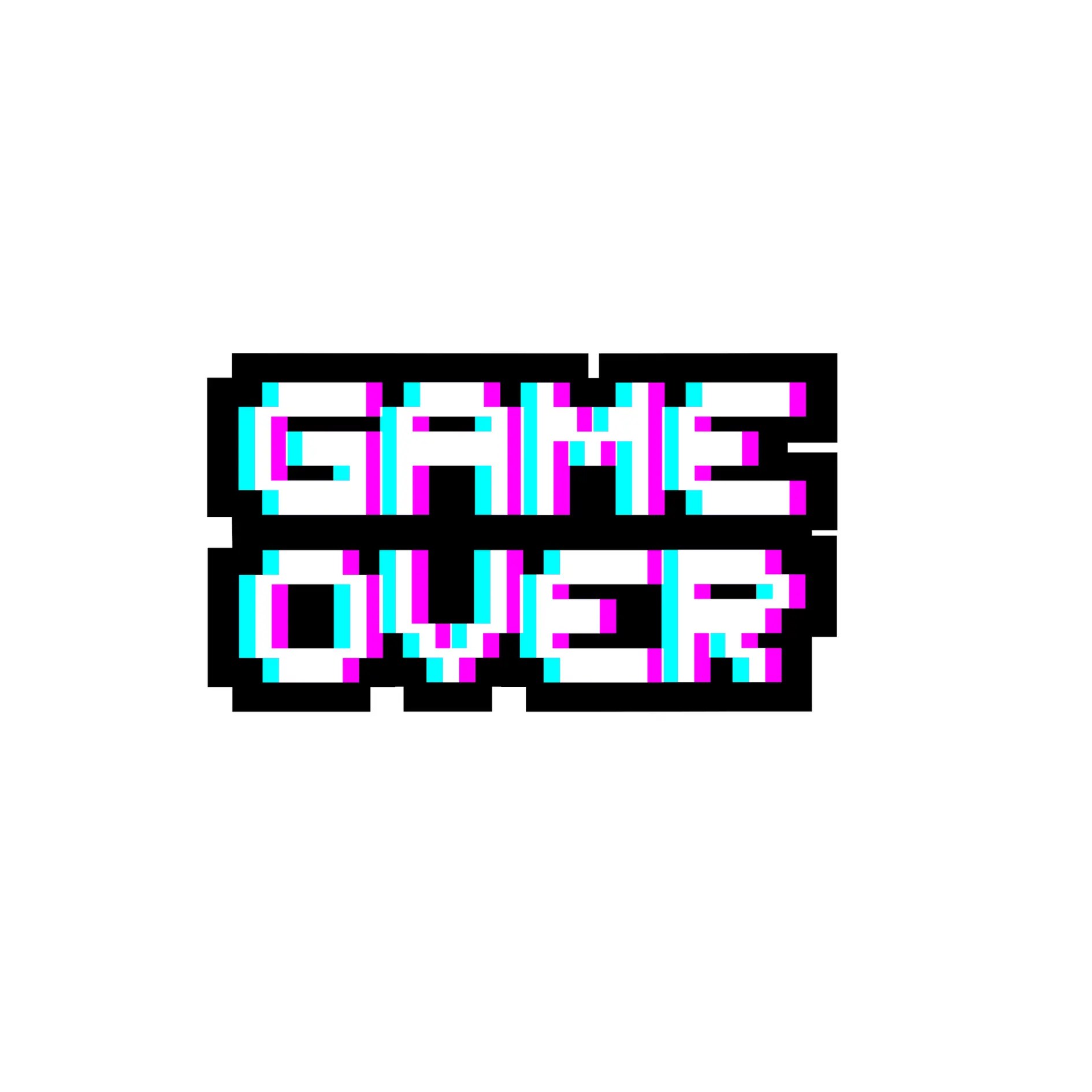 Game Over Sticker CoolCage