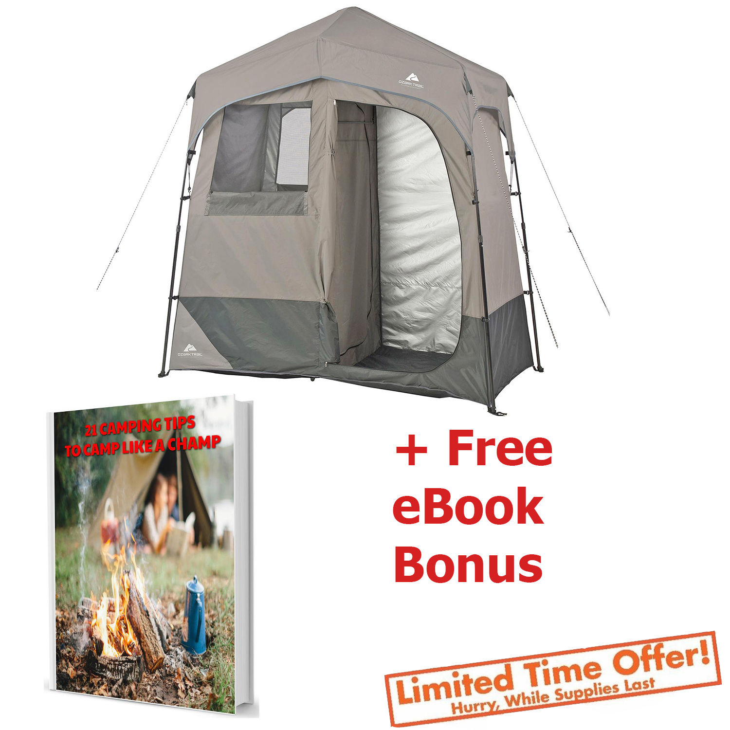 Camping Shower Tent 2 Portable Bath Room Chan… « Cool Camping Gear