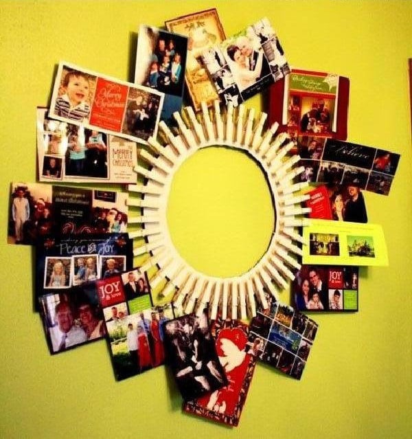 DIY Clothespin Picture Frame