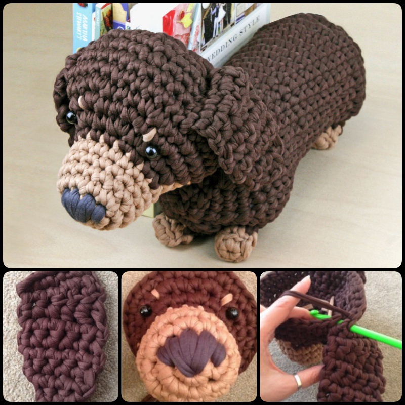 How to Crochet Amigurumi Dog with Free Pattern
