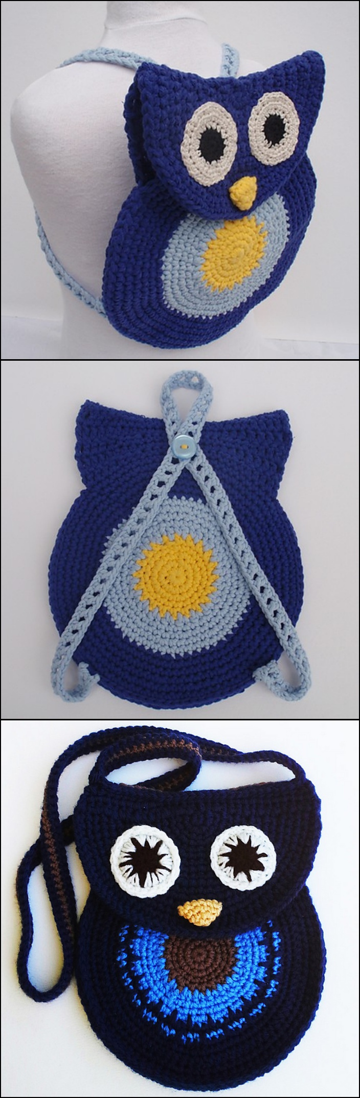 Crochet Small Backpack Free Pattern IUCN Water