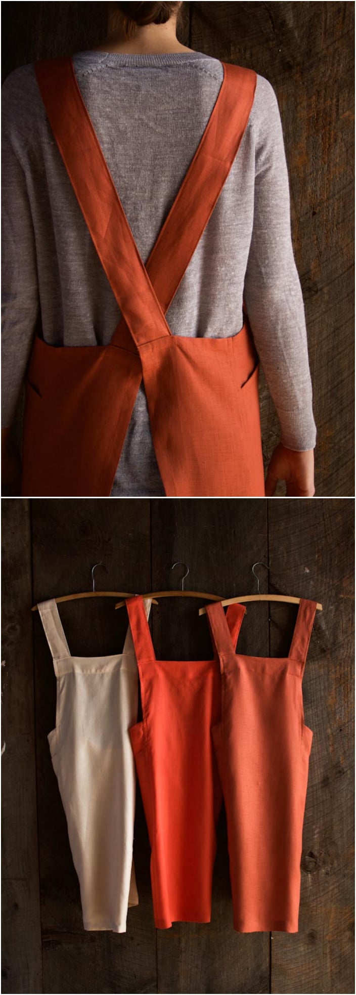 How to Sew a Linen Cross-Back Apron Our Gabled Home